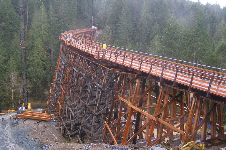 The trestle at pope lick creek unc