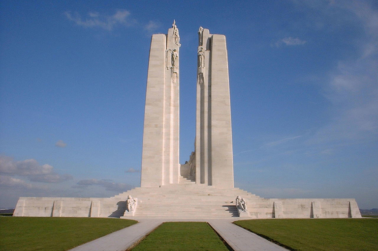 This is an image of The Canadian National Vimy Memorial in France