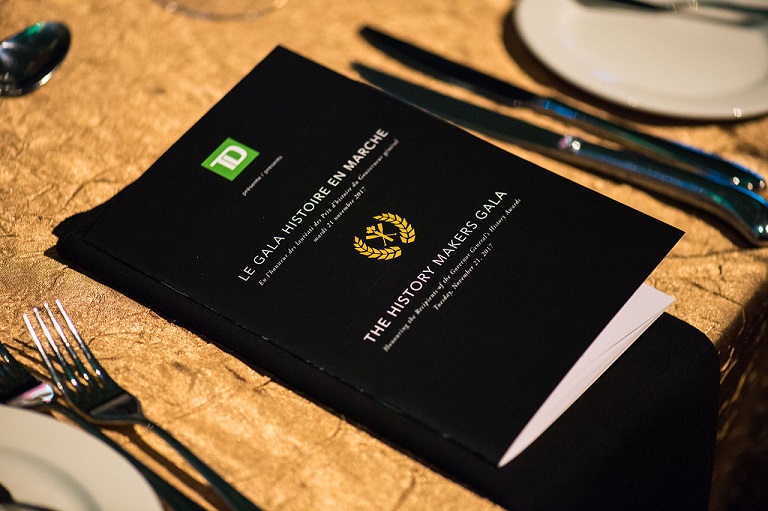 Photo of the History Makers Dinner Program 