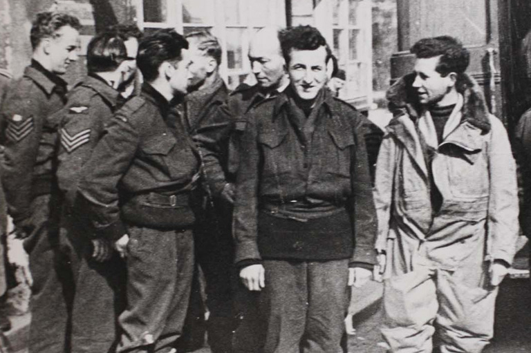 Austria-Hungarian soldiers with a typical sign of shell shock