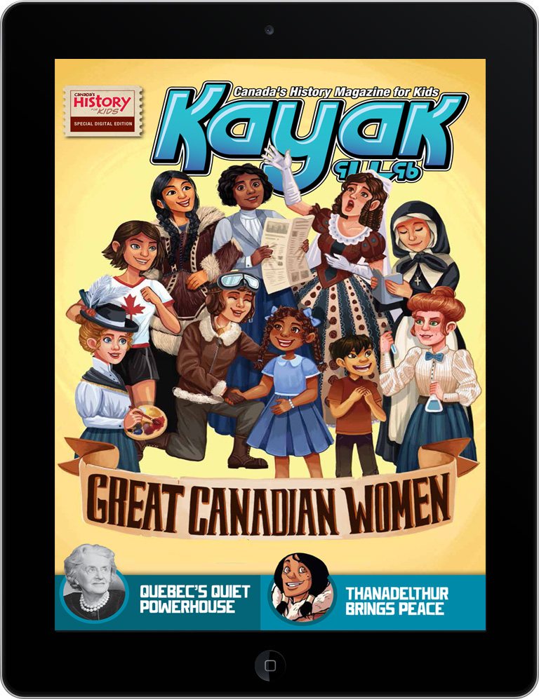 Cover of Kayak Great Women of Canada issue