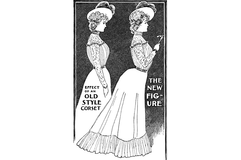 The Changing Silhouette of Victorian Women's Fashions – The History of the  Corset - Hagen History Center